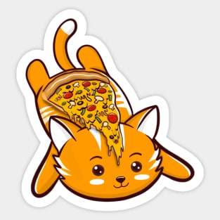 Pizza cat Sticker